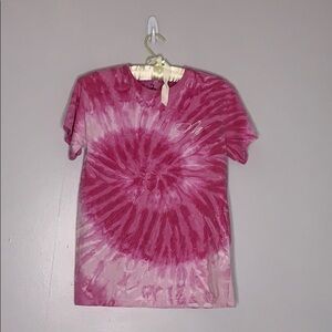 Jake Paul by Fanjoy pink Barbie hippie tie dye short sleeve T-shirt small